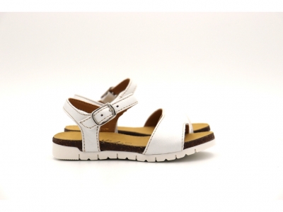 Sandale copii Lui Shoes, cod 3S294, seria ELSA, alb, piele naturala