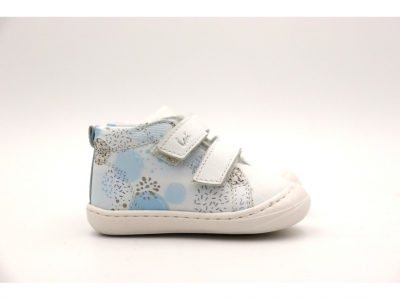 Pantofi sport copii Lui Shoes, cod 3A834, seria PRIMO S, alb, piele naturala