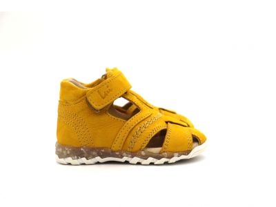 Sandale copii Lui Shoes, cod 3S298, seria SIMBA, galben, piele naturala