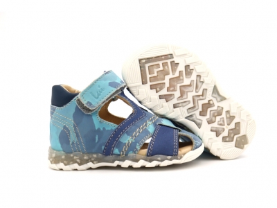 Sandale copii Lui Shoes, cod 3S301, seria SIMBA, albastru, piele naturala