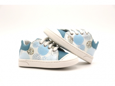 Pantofi sport copii Lui Shoes, cod 3A839, seria MONALISA, albastru, piele naturala