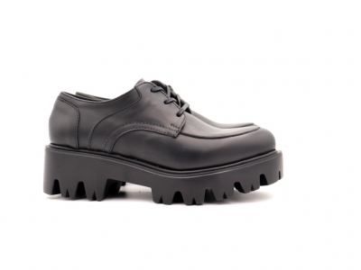 Pantofi femei Lui Shoes, cod 2P432, seria LORI, negru, piele naturala