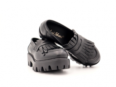Pantofi femei Lui Shoes, cod 2P435, seria LORI, negru, piele naturala