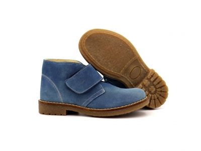 Ghete copii Lui Shoes, cod 3G2224, seria CREP SKY, albastru, piele naturala