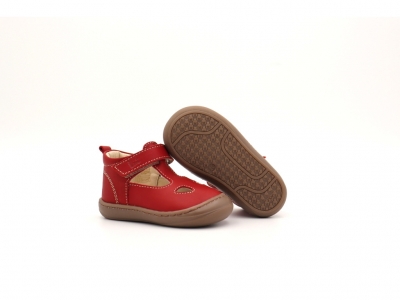 Pantofi sport copii Lui Shoes, cod 3A856, seria FIRST, caramiziu, piele naturala