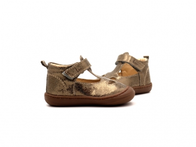 Pantofi sport copii Lui Shoes, cod 3A859, seria FIRST, bronz, piele naturala