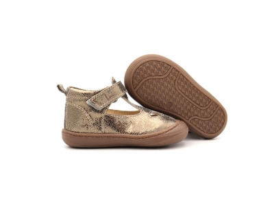 Pantofi sport copii Lui Shoes, cod 3A859, seria FIRST, bronz, piele naturala