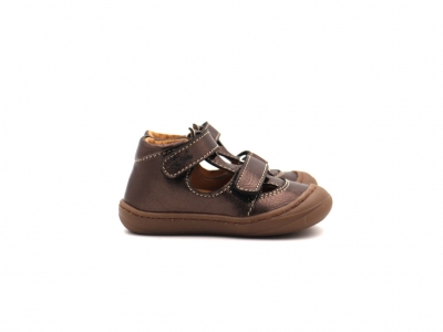 Sandale copii Lui Shoes, cod 3S331, seria NATUR FLEX, maro, piele naturala