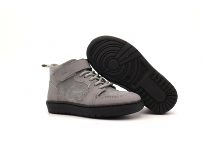 Pantofi sport copii Lui Kids, cod 3A868, seria MEXX, gri, piele naturala