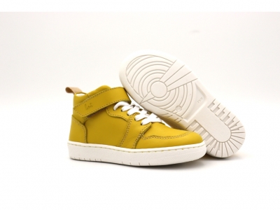 Pantofi sport copii Lui Kids, cod 3A872, seria MEXX, galben, piele naturala