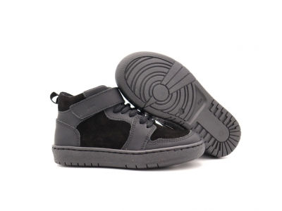 Pantofi sport copii Lui Kids, cod 3A874, seria MEXX, negru, piele naturala