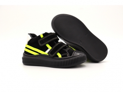 Pantofi sport copii Lui Kids, cod 3A881, seria TRIP SKY, negru, piele naturala