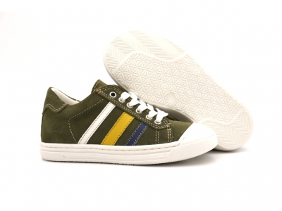 Pantofi sport copii Lui Kids, cod 3A886, seria ANDOS, khaki, piele naturala