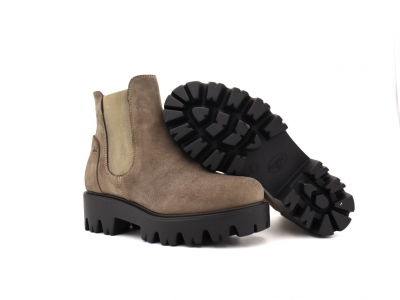 Botine femei Lui Shoes, cod 2B69, seria PEZZO E, bej, piele naturala