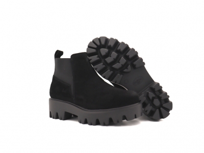 Botine femei Lui Shoes, cod 2B72, seria HELI F, negru, piele naturala