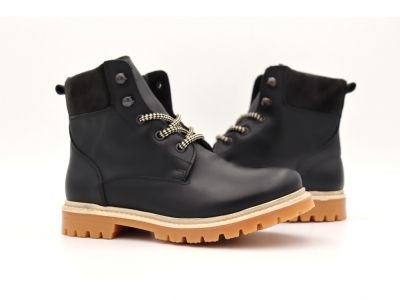 Ghete copii Lui Kids, cod 3G2237, seria TIMMY, negru, piele naturala