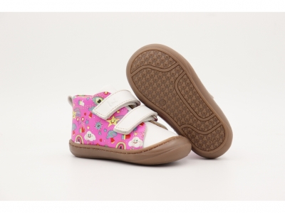 Pantofi sport copii Lui Kids, cod 3A901, seria PRIMO S, alb, piele naturala