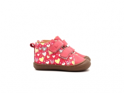 Pantofi sport copii Lui Kids, cod 3A902, seria PRIMO S, roz, piele naturala