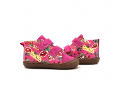 Pantofi sport copii Lui Kids, cod 3A910, seria PRIMO S, purpuriu, piele naturala