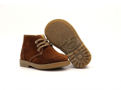 Ghete copii Lui Kids, cod 3G2241, seria CREP, maro, piele naturala