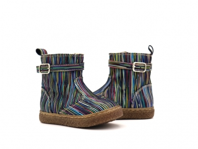 Cizme copii Lui Kids, cod 3C349, seria RITA, multicolor, piele naturala