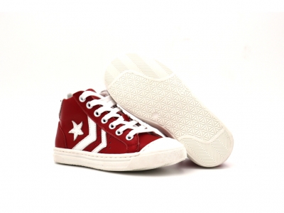 Pantofi sport copii Lui Kids, cod 3A911, seria MEGASTAR, rosu, piele naturala