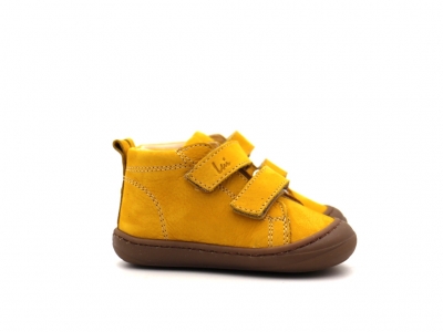 Pantofi sport copii Lui Kids, cod 3A919, seria PRIMO S, galben, piele naturala