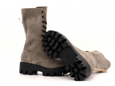 Ghete femei Lui Shoes, cod 2G936, seria SESA, bej, piele naturala