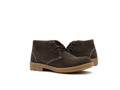 Ghete femei Lui Kids, cod 2G950, seria CREP, gri, piele naturala