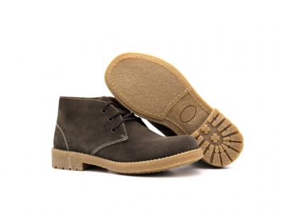 Ghete femei Lui Kids, cod 2G950, seria CREP, gri, piele naturala