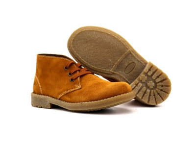 Ghete copii Lui Kids, cod 3G2323, seria CREP, maro deschis, piele naturala