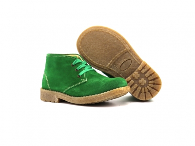 Ghete copii Lui Kids, cod 3G2337, seria CREP, verde, piele naturala