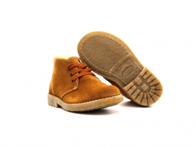 Ghete copii Lui Kids, cod 3G2341, seria CREP, maro deschis, piele naturala