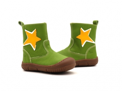 Cizme copii Lui Kids, cod 3C364, seria VICHY, verde lime, piele naturala