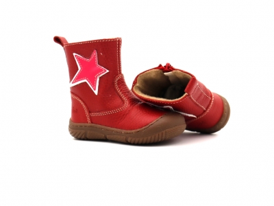 Cizme copii Lui Kids, cod 3C367, seria VICHY, bordo, piele naturala
