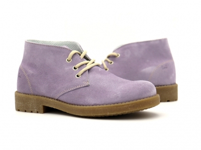 Ghete femei Lui Shoes, cod 2G958, seria CREP, mov, piele naturala