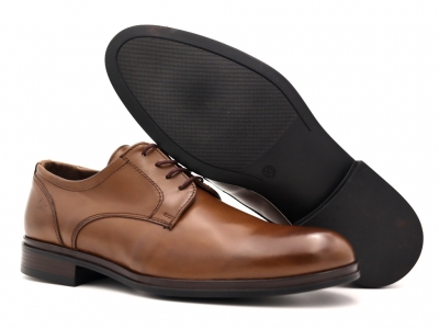 Pantofi barbati Lui Shoes, cod 1P559, seria ALAN P, maro, piele naturala