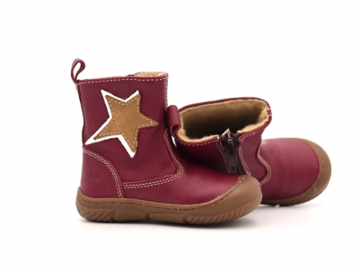 Cizme copii Lui Kids, cod 3C372, seria VICHY, mov, piele naturala