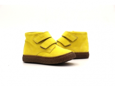 Ghete copii Lui Kids, cod 3G2360, seria BABY S, galben, piele naturala