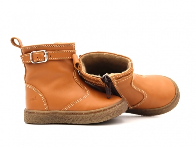 Cizme copii Lui Kids, cod 3C377, seria RITA, maro, piele naturala