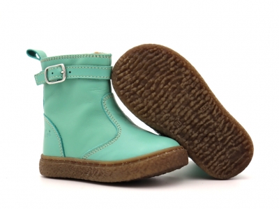 Cizme copii Lui Kids, cod 3C381, seria RITA, turcoaz, piele naturala