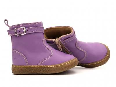 Cizme copii Lui Kids, cod 3C382, seria RITA, mov, piele naturala