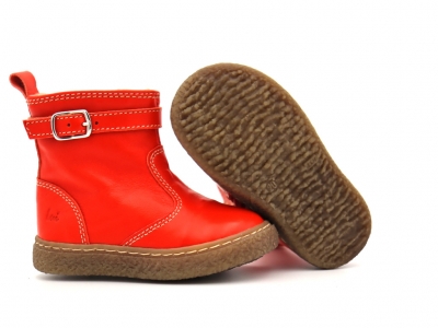 Cizme copii Lui Kids, cod 3C386, seria RITA, rosu, piele naturala