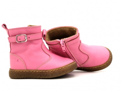 Cizme copii Lui Kids, cod 3C390, seria RITA, roz, piele naturala