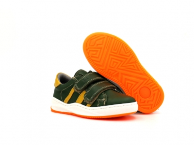Pantofi sport copii Lui Kids, cod 3A950, seria ANDOS SKY, verde forest, piele naturala