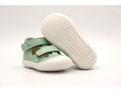 Sandale copii Lui Kids, cod 3S344, seria NATUR FLEX, verde, piele naturala