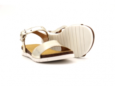 Sandale copii Lui Kids, cod 3S349, seria ELSA, auriu, piele naturala