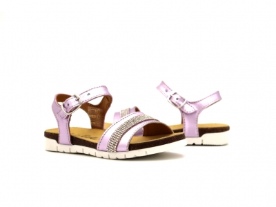 Sandale copii Lui Kids, cod 3S365, seria ELSA, mov, piele naturala