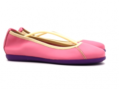 Pantofi femei Lui Shoes, cod 2P441, seria RAINBOW, purpuriu, piele naturala