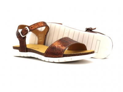 Sandale femei Lui Shoes, cod 2S671, seria ELSA, maro, piele naturala